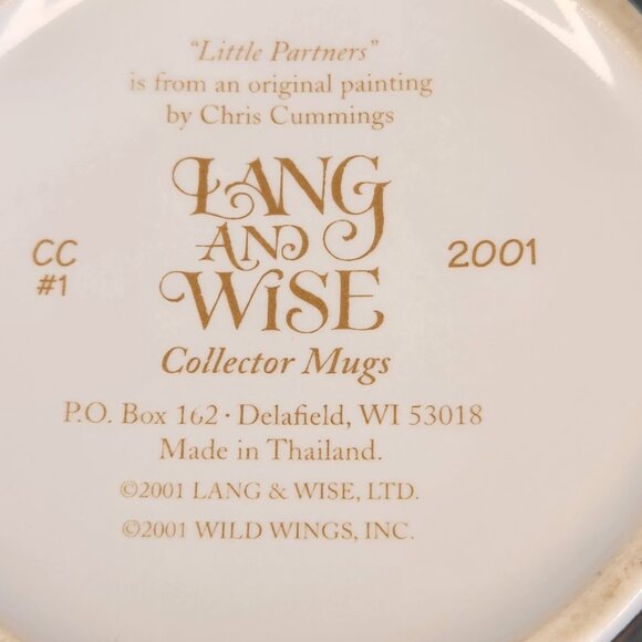 Horses Mug Lang and Wise Collector Mug "Little Partners" 2001 - Picture 9 of 9
